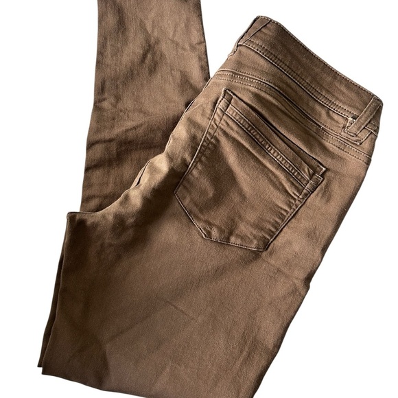 Democracy Khaki Skinny Pants with Ab Solution Waistband - Size 12 - Picture 2 of 3
